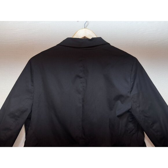 7th Avenue New York & Company Womens Blazer Size 14 Black Double Button Workwear - Picture 9 of 10